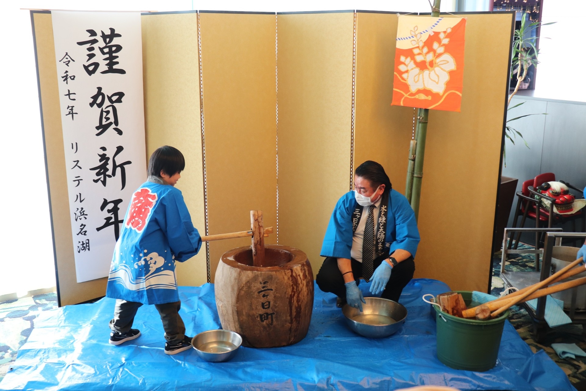 新年お餅つき大会