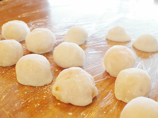 三ヶ日みかん大福つくり